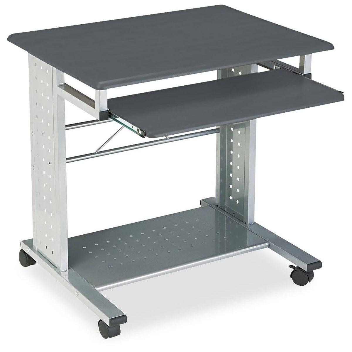 Anthracite Rectangular Mobile Workstation Z39157