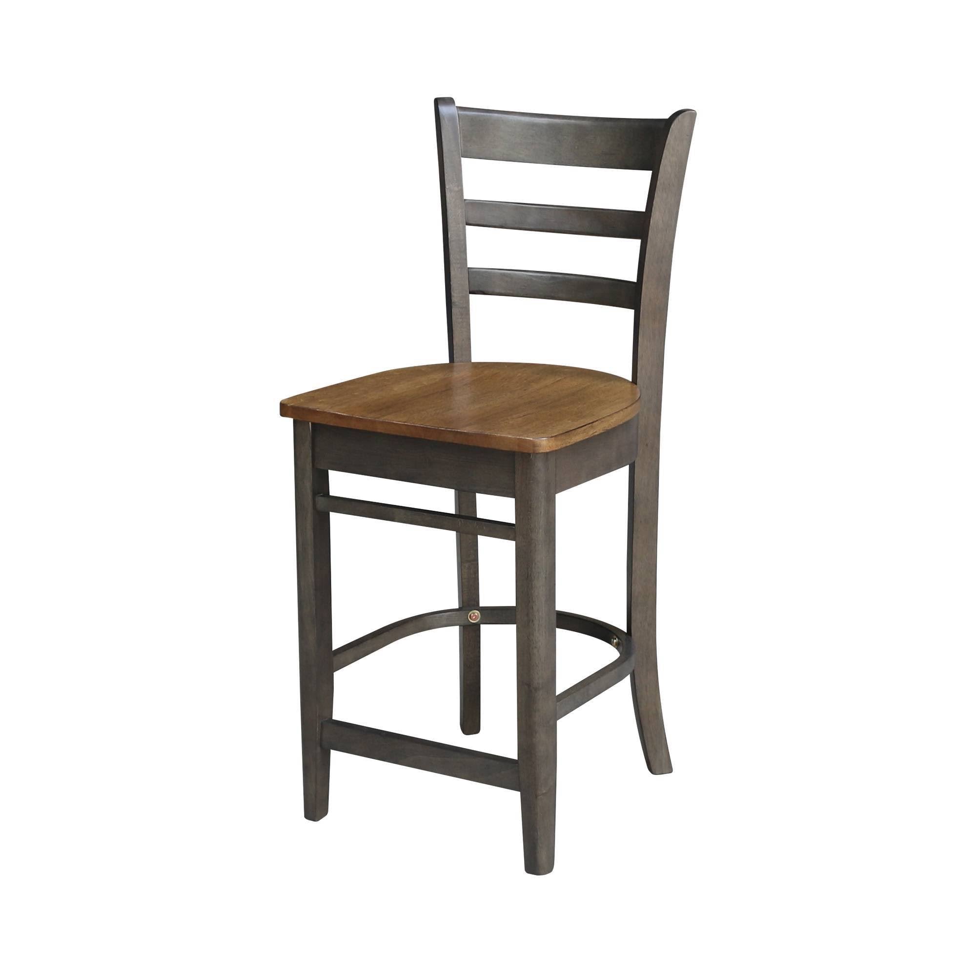 Round Pedestal Gathering Height Table with 2 Counter Height Stools - 3 Piece Set B841