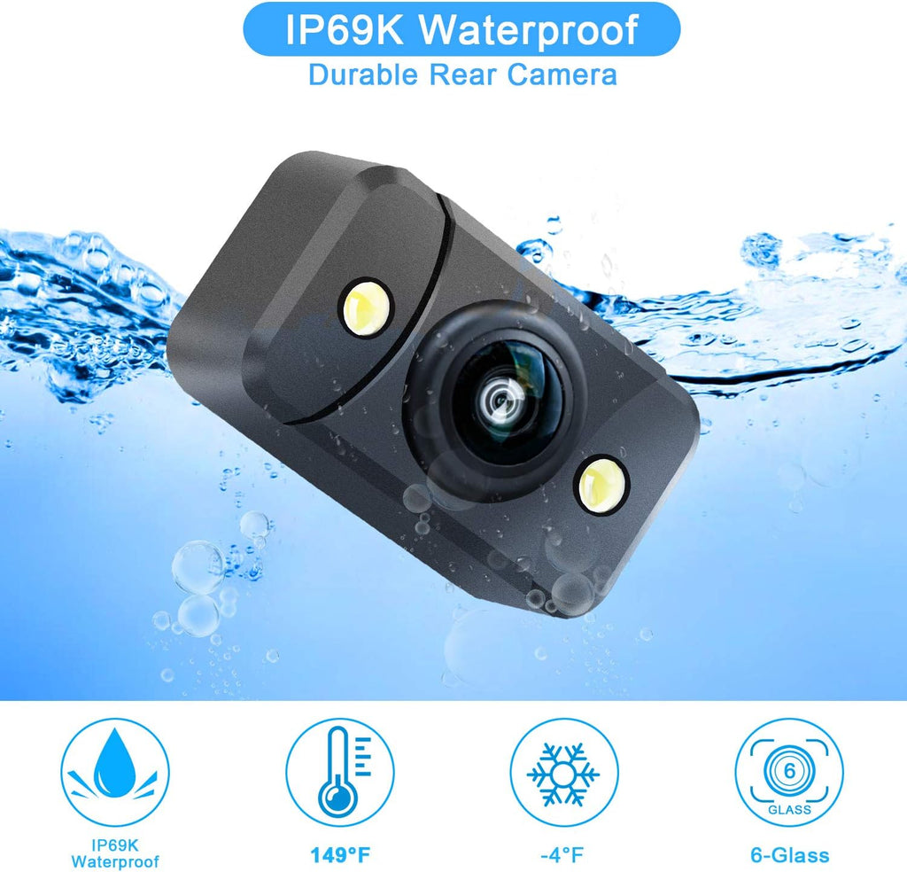 Wireless Backup Camera with 5 Inch Monitor and HD 1080P Night Vision Waterproof Camera M316095