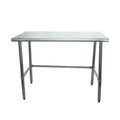 48x22 x 30x22 Stainless Steel Work Table with Galvanized Cross Bar P59876