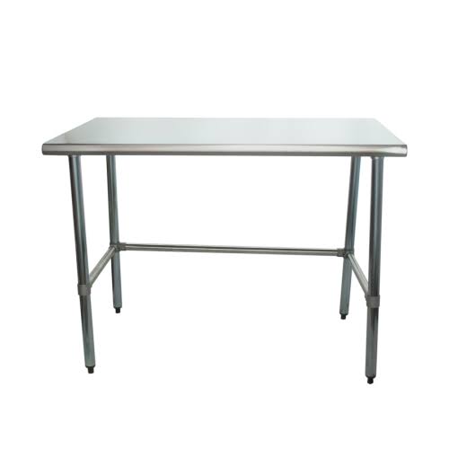 48x22 x 30x22 Stainless Steel Work Table with Galvanized Cross Bar P59876