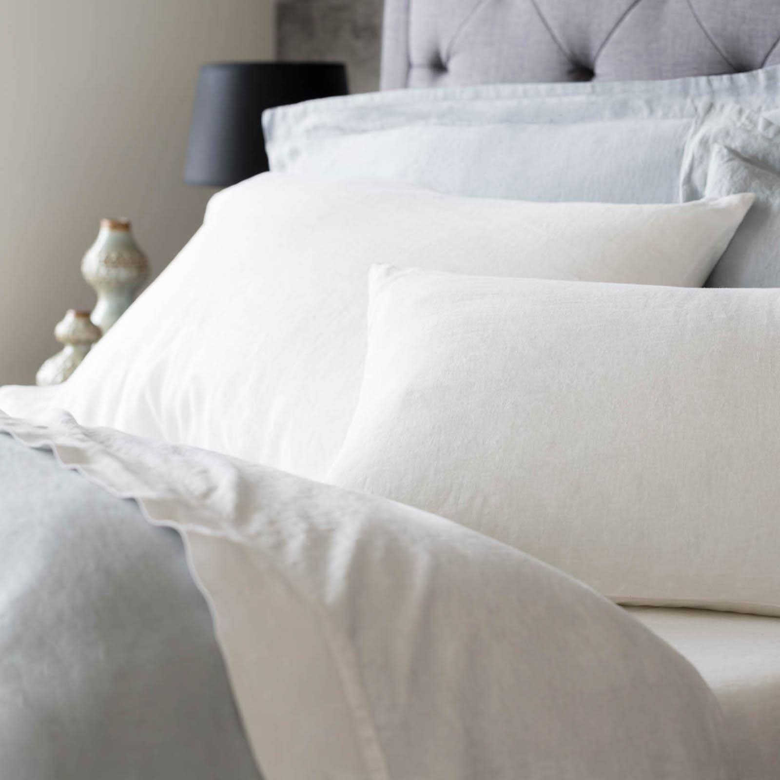 White Cal King French Linen T7338