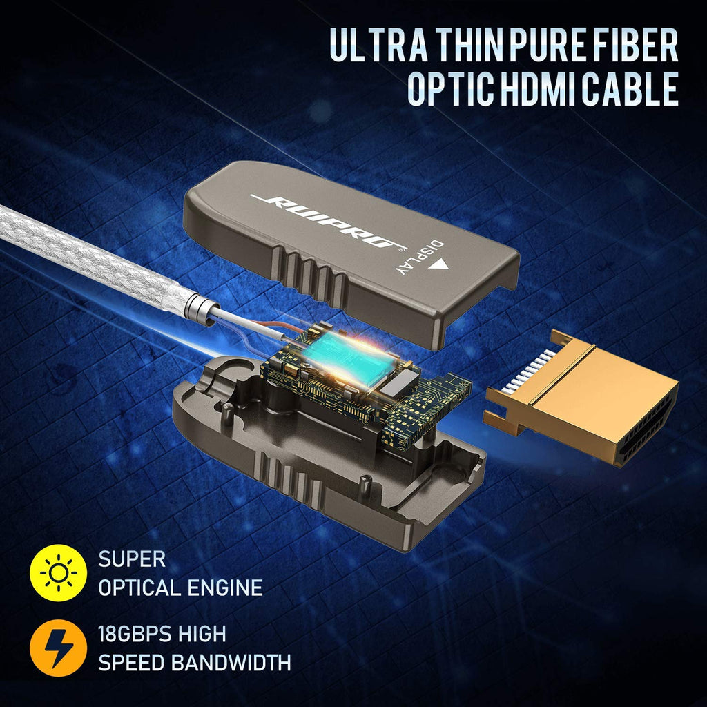 Fiber Optic HDMI Cable 33 Feet 18Gbps U76228