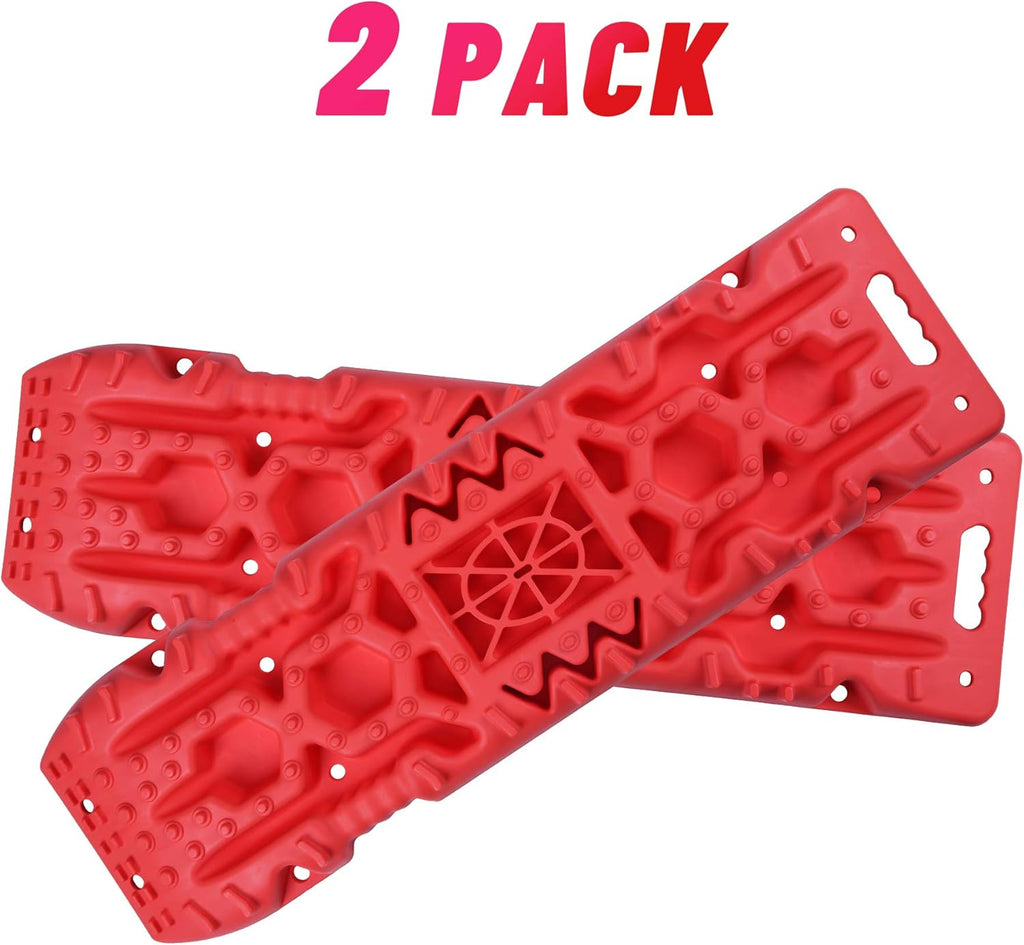 Blue 10Tons Traction Boards Set of 2, 43” x 12.5” x 2.5” B190913