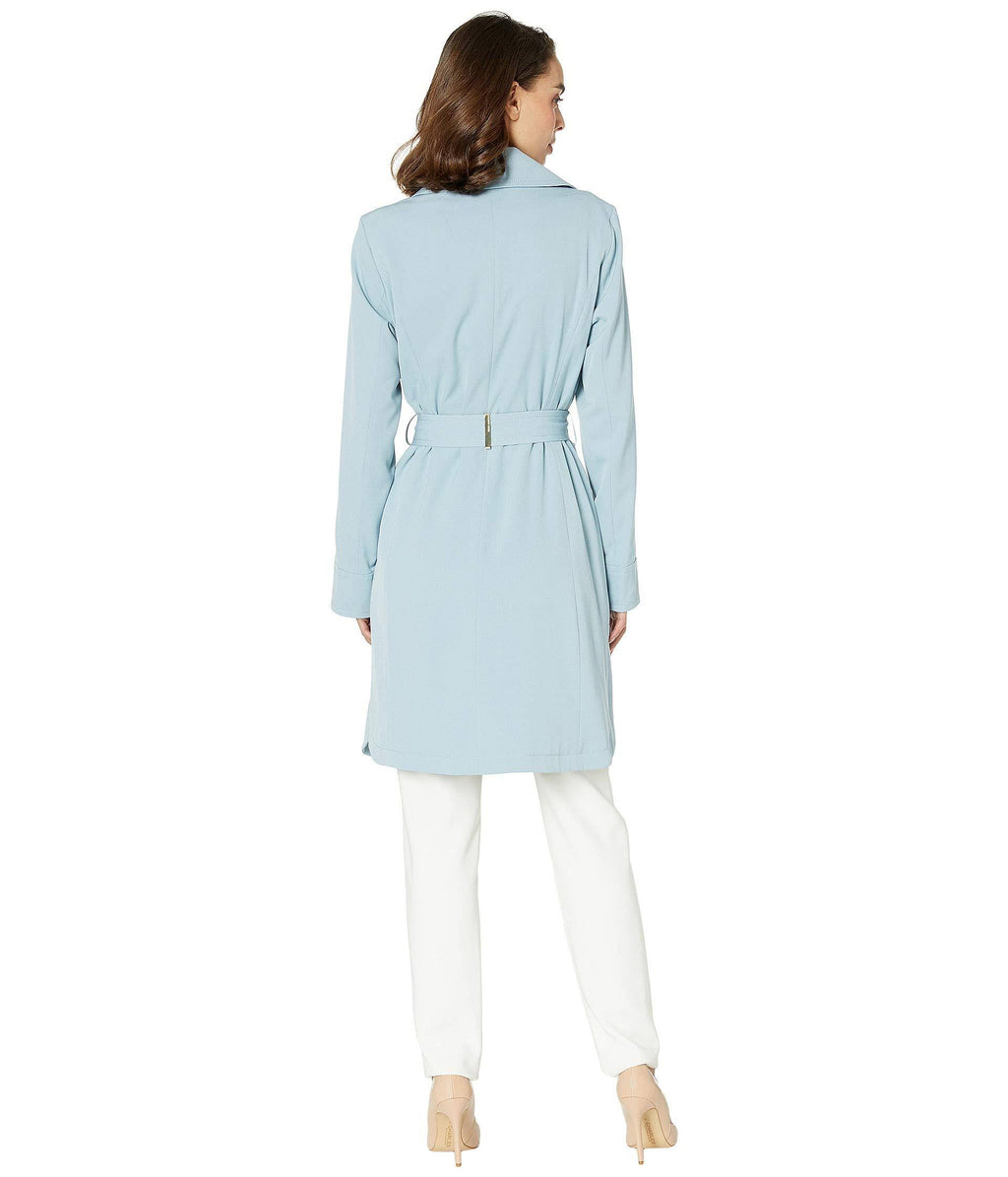 Belted Trench, Dusty Pink O722