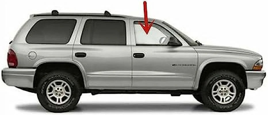 Passenger Side Front Door Window Glass for Dodge Durango 1998-2003 and Dakota Pickup 2000-2004 4 Door Models C53846