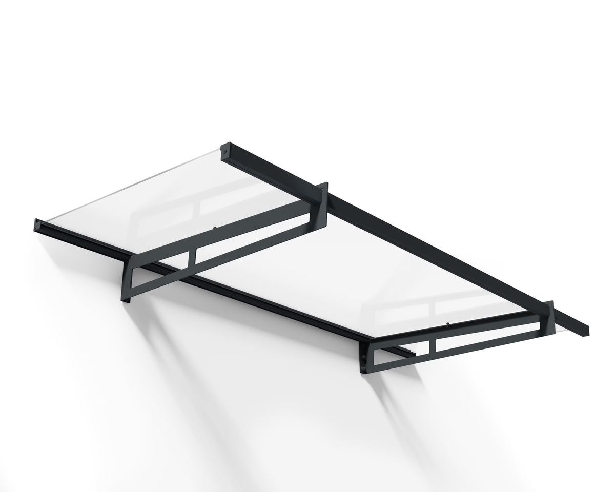 Acrylic Awning Gray/Clear H19835