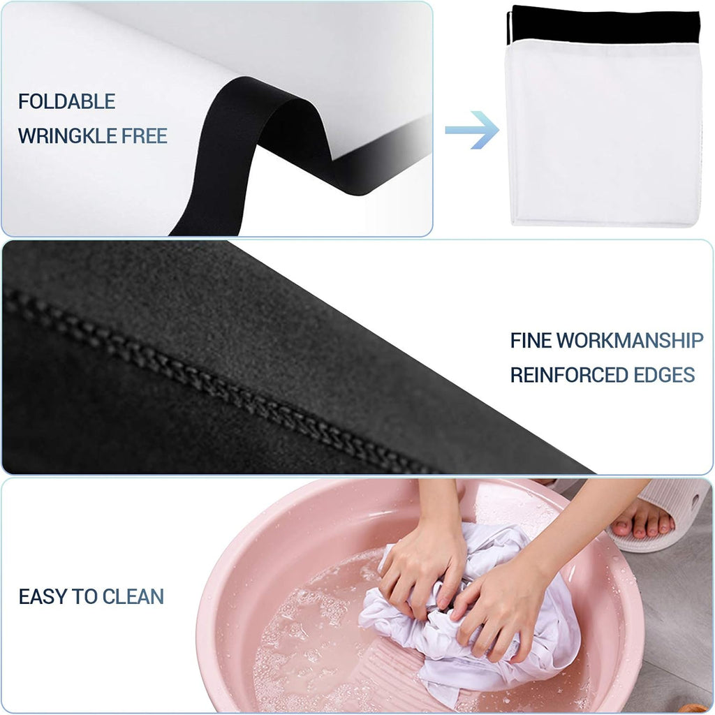 100 inch Portable Projector Screen with Stand and Carry Bag T141729