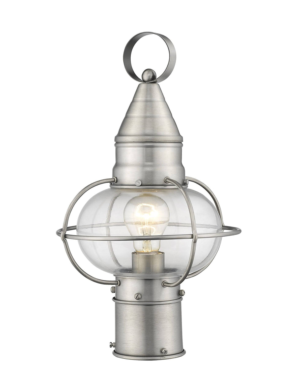 Brushed Nickel Post Lantern Q1056