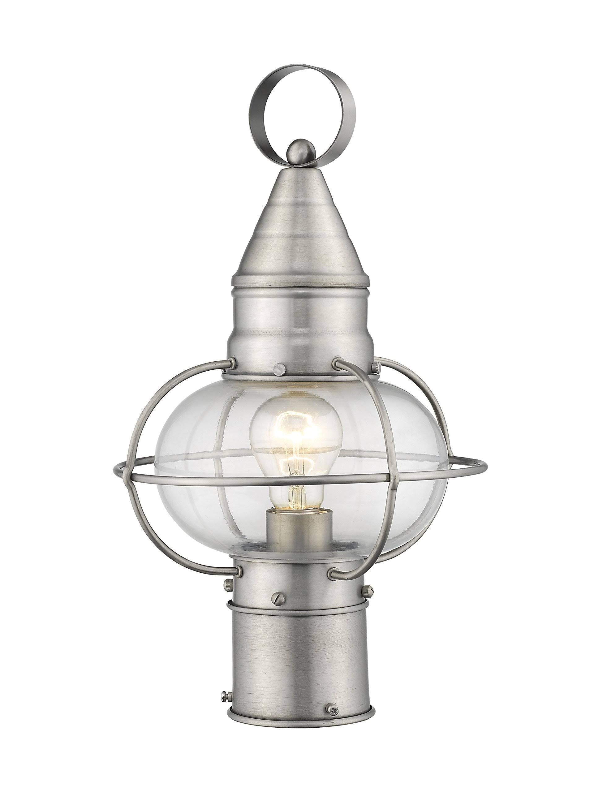 Brushed Nickel Post Lantern Q1056