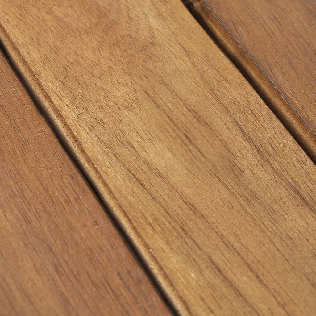 10 Pcs Acacia Decking Tiles V7107