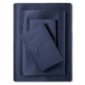 California King Metallic Blue 400 Thread Count Sheet Set Y4639