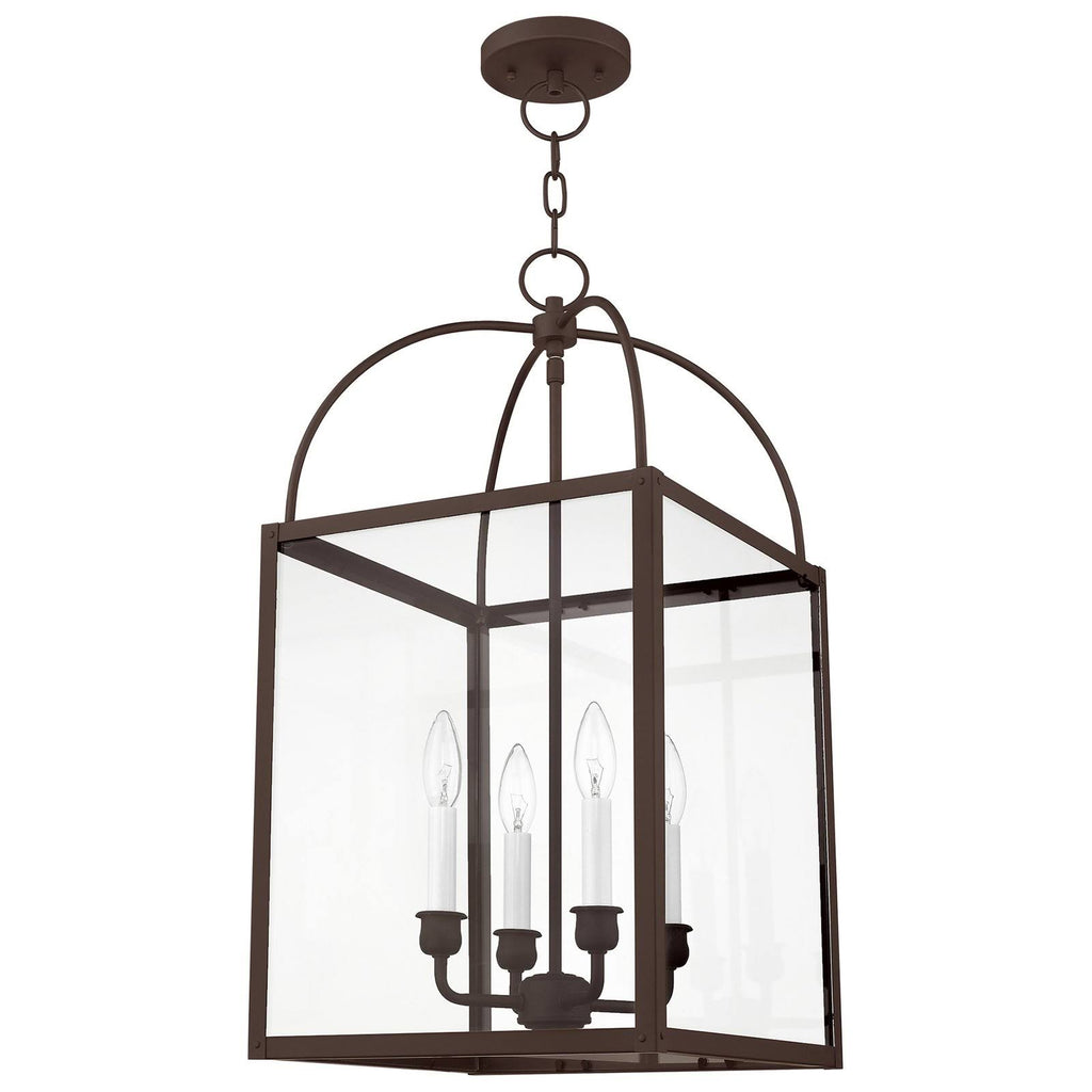 4 Light Black Chain Lantern K1818