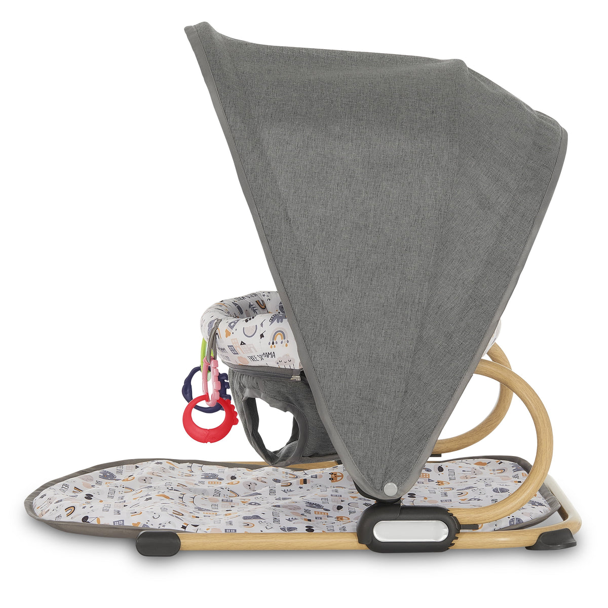 Compact Floor Seat and Canopy with 2 Soft Toys Z32141