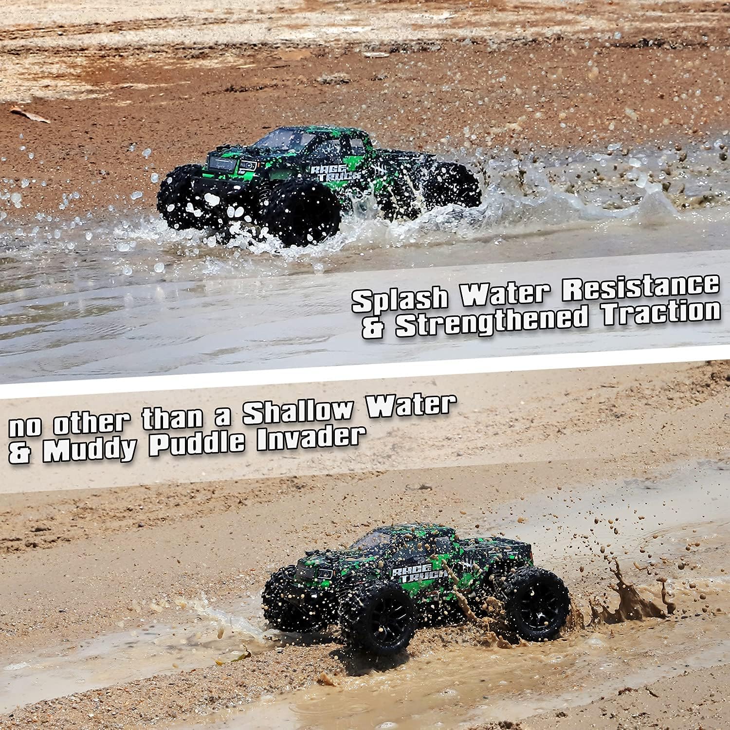 1:18 Scale 4WD Electric RC Car with 2.4 GHz Remote Control Z836