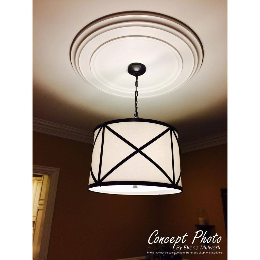 Jet Black Ceiling Medallion D590