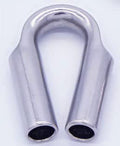 Wire Rope Tube Thimble 316 Stainless Steel (6mm, 50-Pack) D601