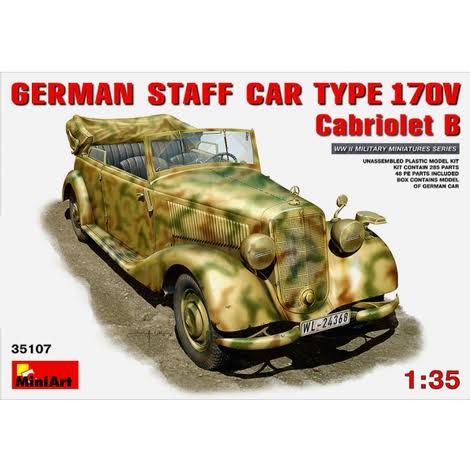 1/35 German Staff Car Typ 170V Cabriolet Z6258