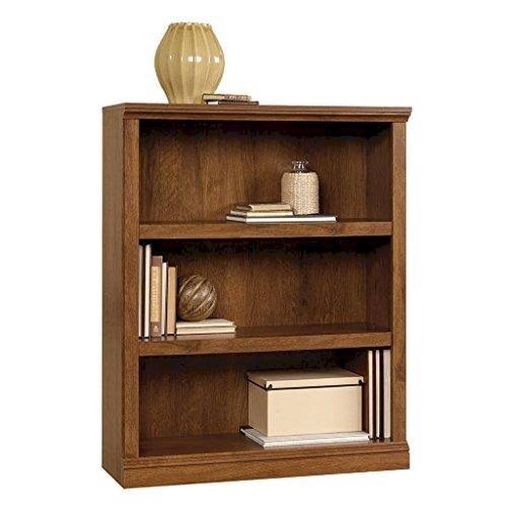 Oiled Oak 3 Shelf Bookcase S464450