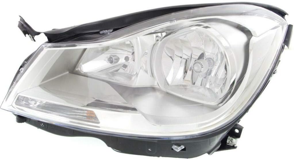 Headlight Assembly Pair for Mercedes-Benz C250 C300 C350 C63 AMG 2012 2013 2014 Halogen CAPA Certified X294