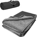 Navy Waterproof Sherpa Fleece Stadium Throw Blanket M147855