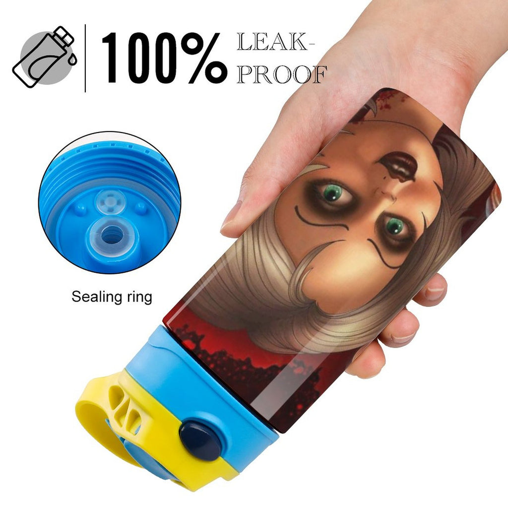 Insulated Stainless Steel Water Bottle with Straw I366