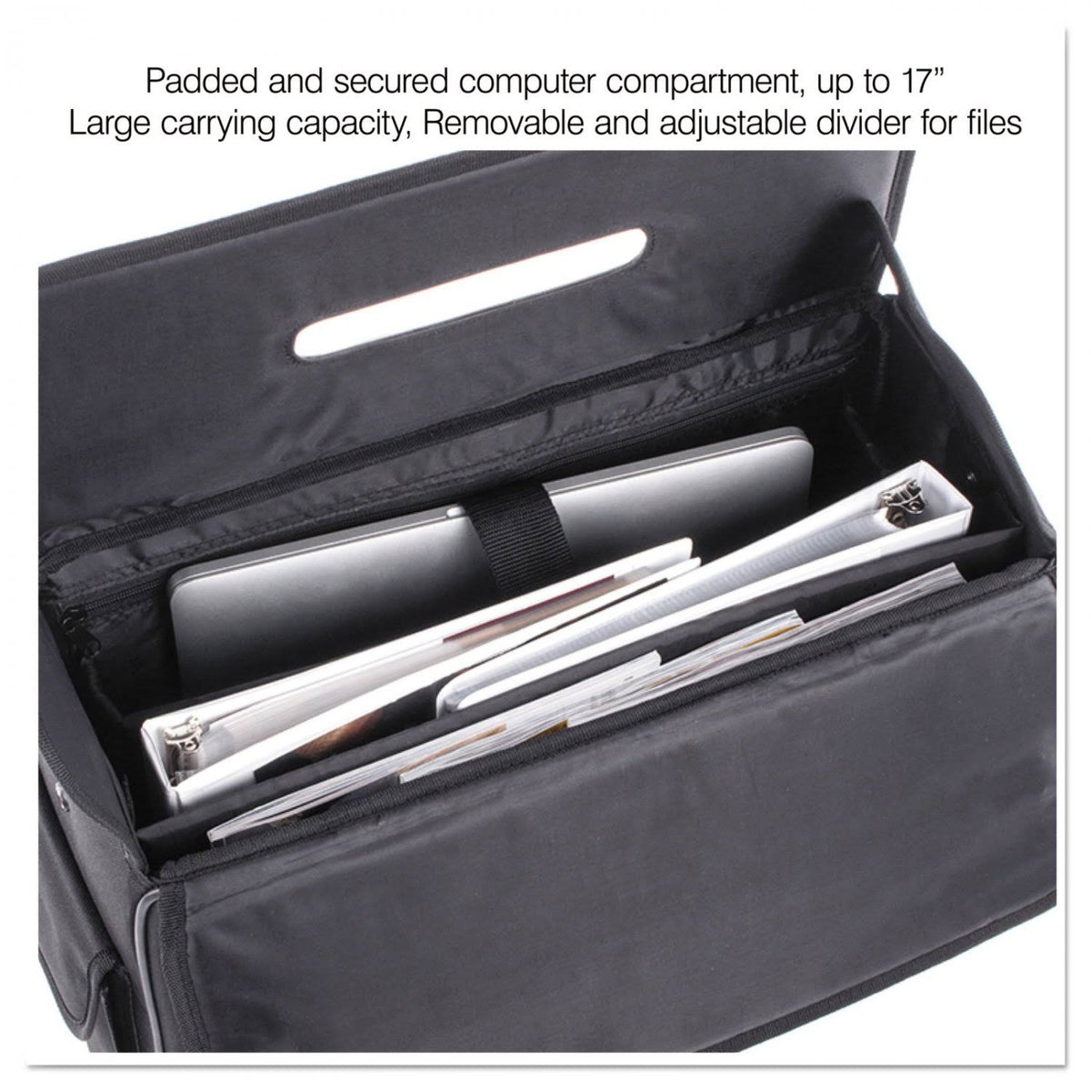 Black Rolling Computer Case F983