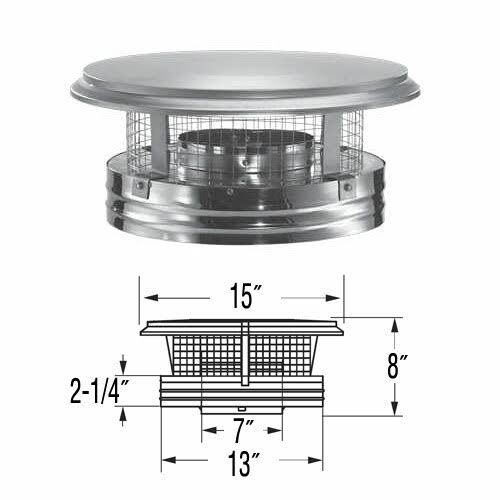 7DP-VC Chimney Cap Y573963