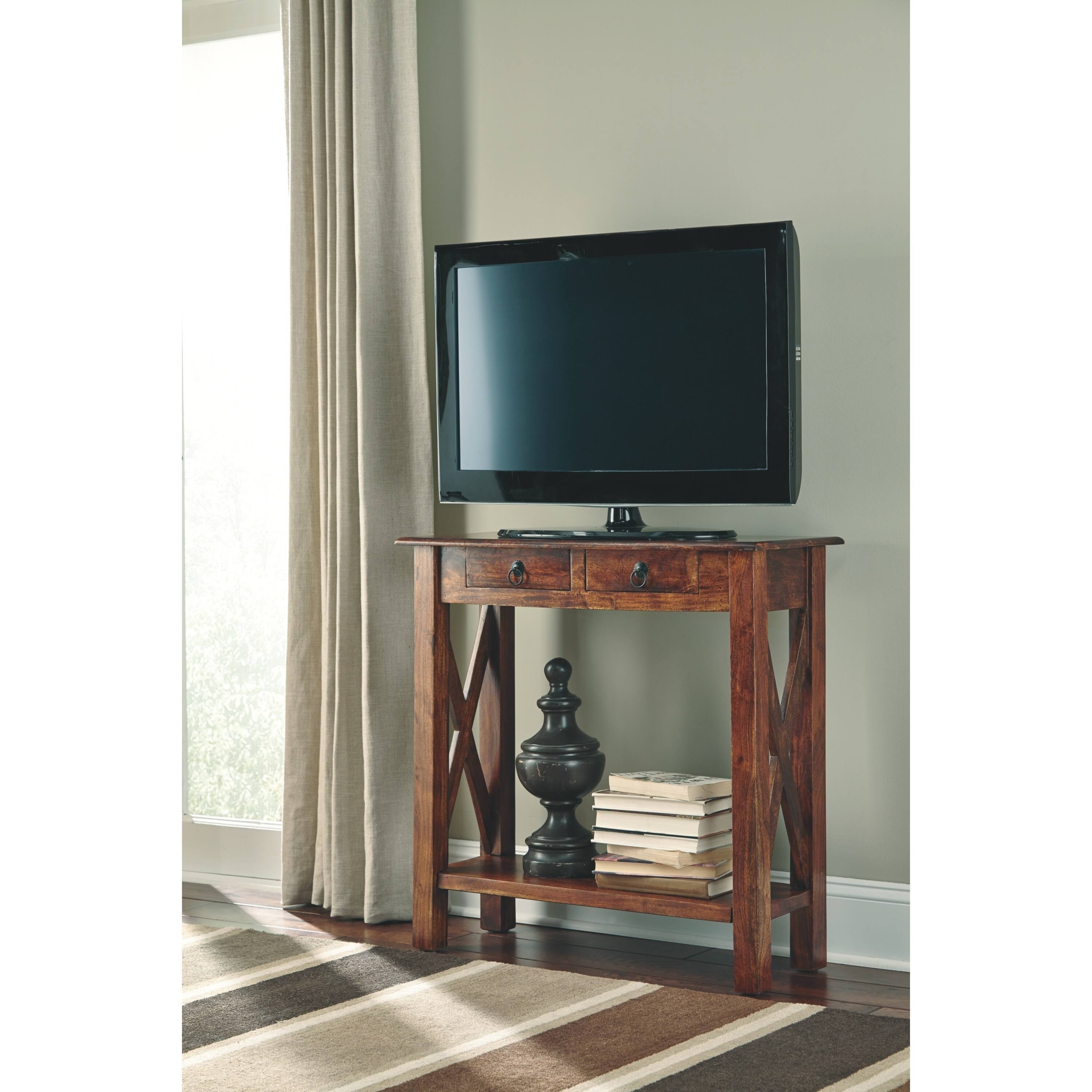 Brown Console Sofa Table J4344