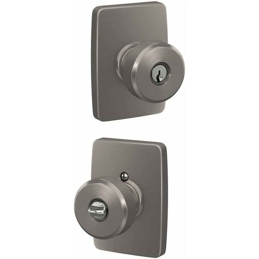 Matte Black Door Lever Set I38404