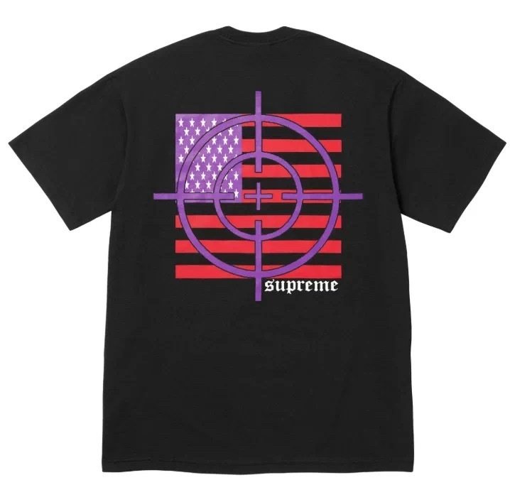 Supreme Flag Target Back Graphic T-Shirt