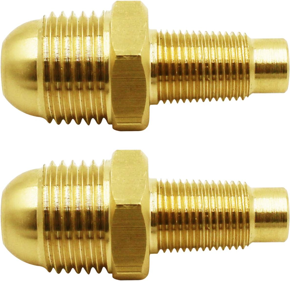 Set of 2 Brass Gas Orifice Jets Connector G35111