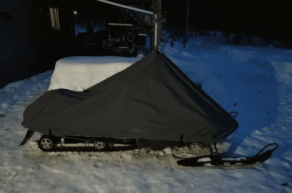 200 Denier All Black Snowmobile Cover V49744