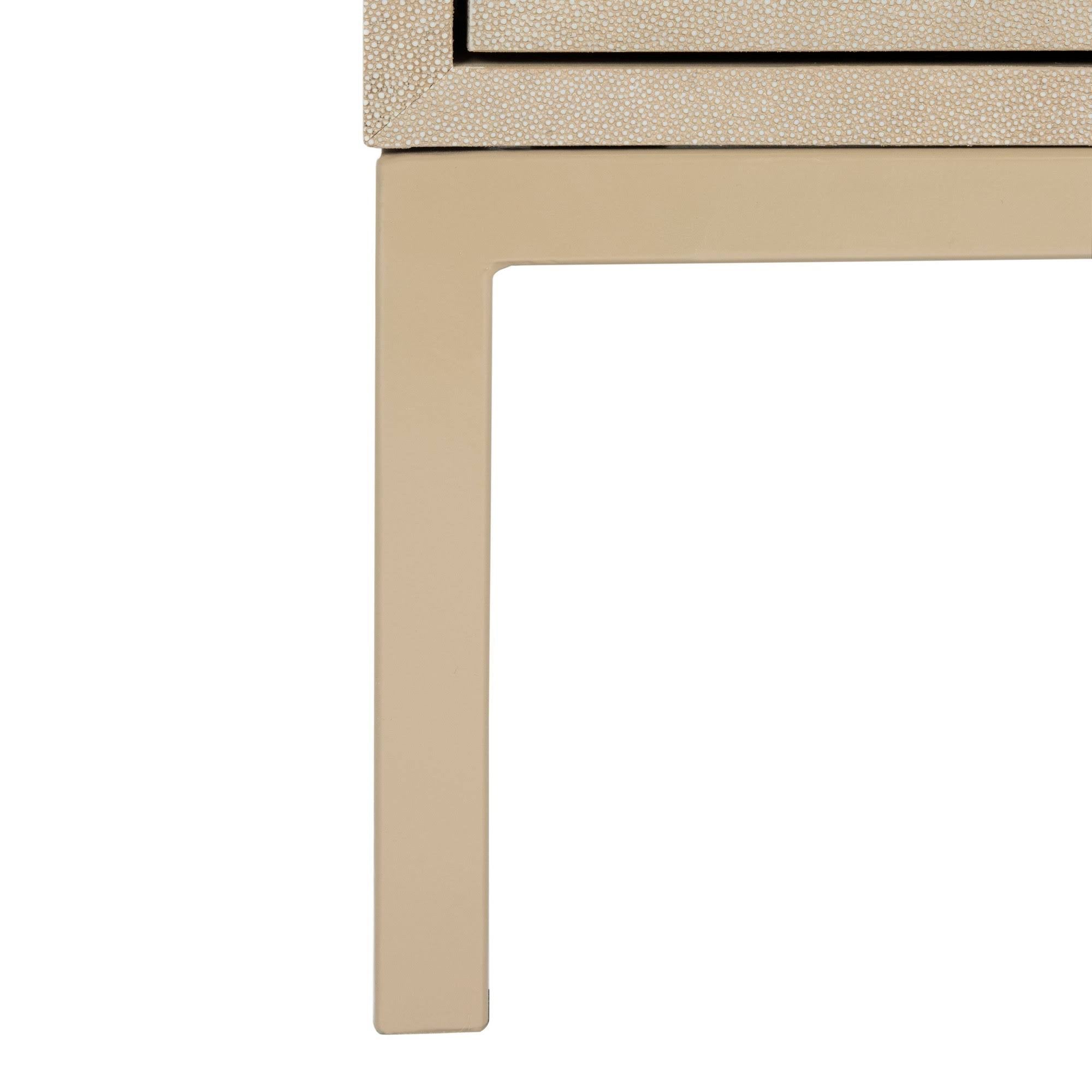 Natural Faux Shagreen Nightstand W907166