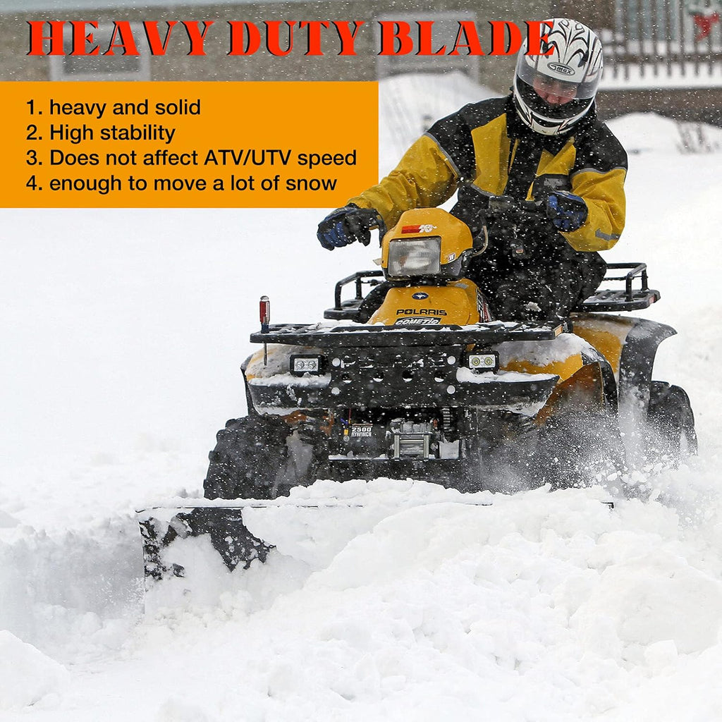 Universal Steel Snow Plow Kit for Pickup Trucks UTV ATV 50 Inch A2857