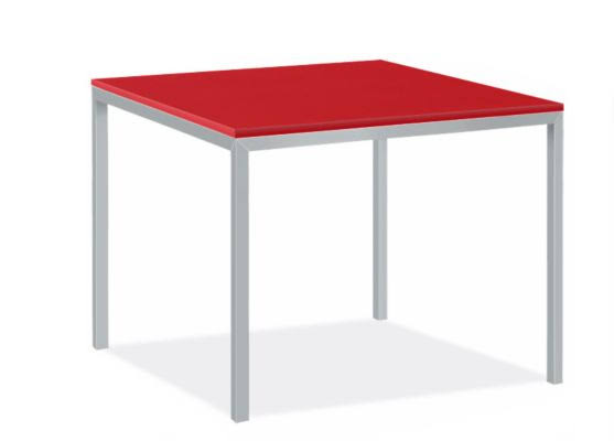 Red Recycled HDPE Patio Table X2954