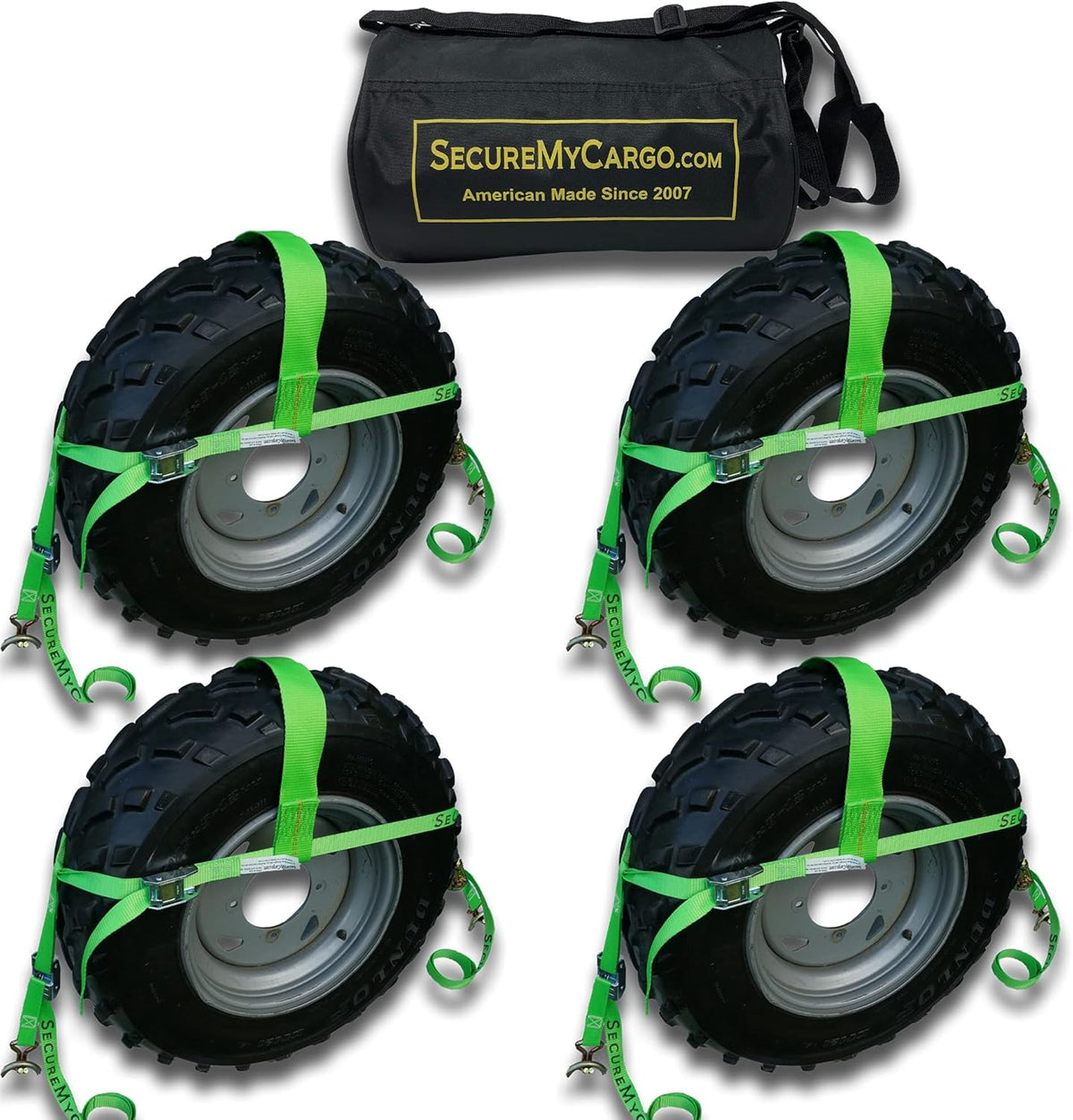 Lime Green ATV/UTV/Tractor Wheel Net (4) I577754