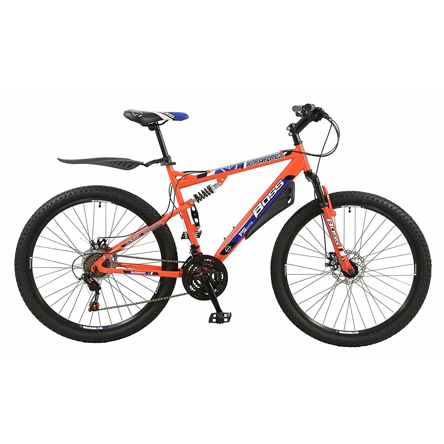 Orange 27.5 inch Full Suspension Mountain Bike 18 inch Frame M507960