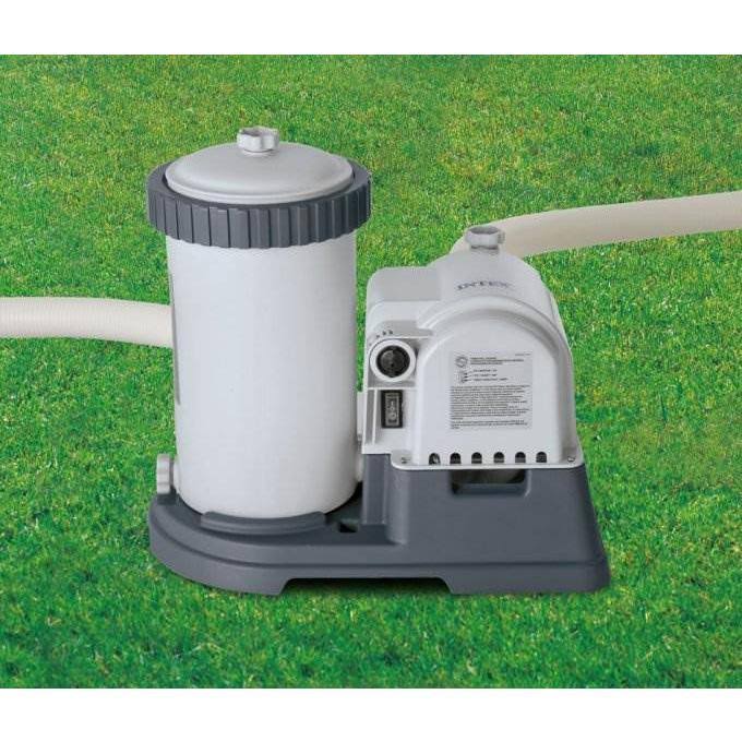 2500 GPH Pool Filter Cartridge Pump and Wall Mounted Skimmer O2756