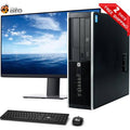 HP 6300 SFF Desktop PC, Core i5, 8GB Ram, 500GB Hdd, 120GB Ssd, 24 inch LCD, Keyboard and Mouse, Wi-Fi, Win10 Pro Z654153