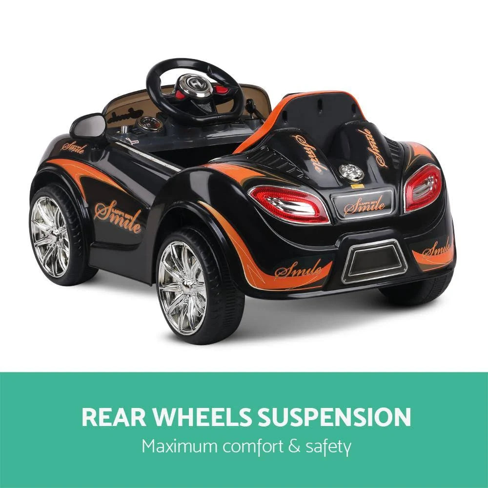 Black & Orange Kids Ride on Car V974024