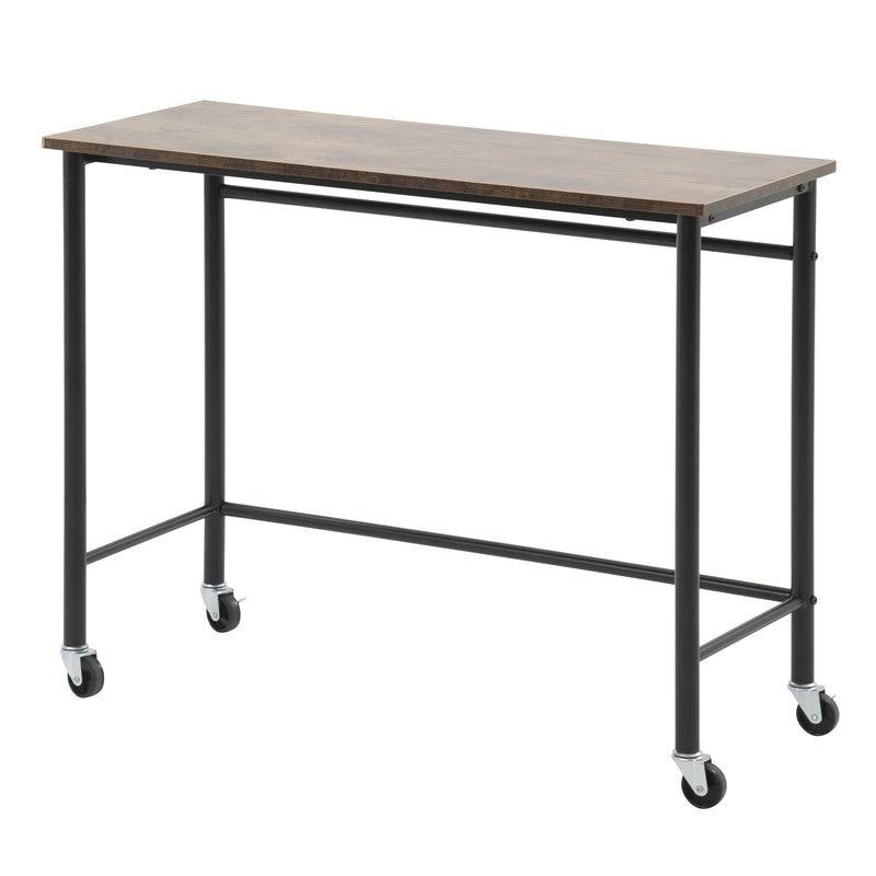 Twin Size Metal Loft Bed with Desk and Shelves S7866