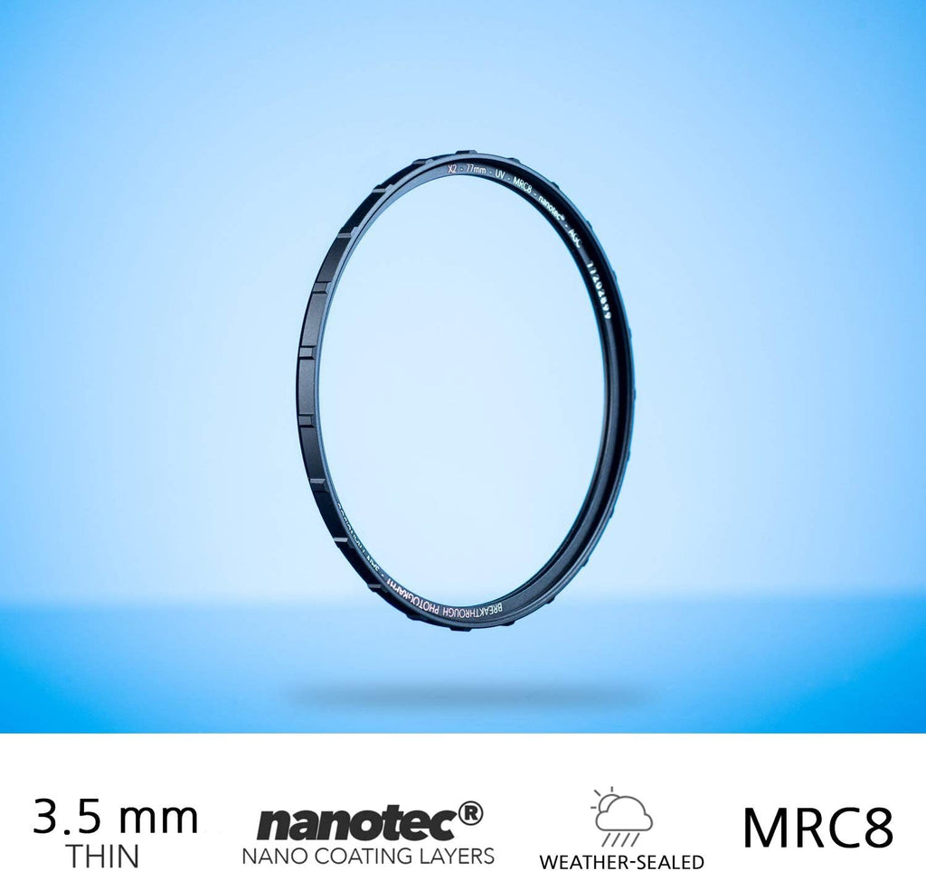 67mm X2 UV Filter for Camera Lenses with Lens Cloth S778