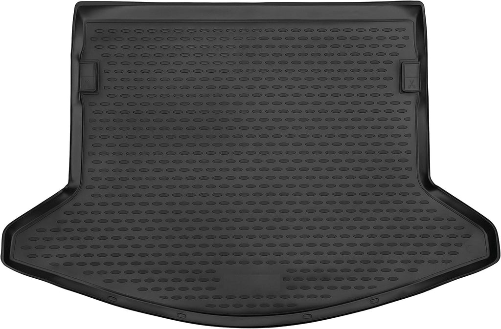 Black All Weather Cargo Trunk Liner Floor Mat Pack of 2 X882242