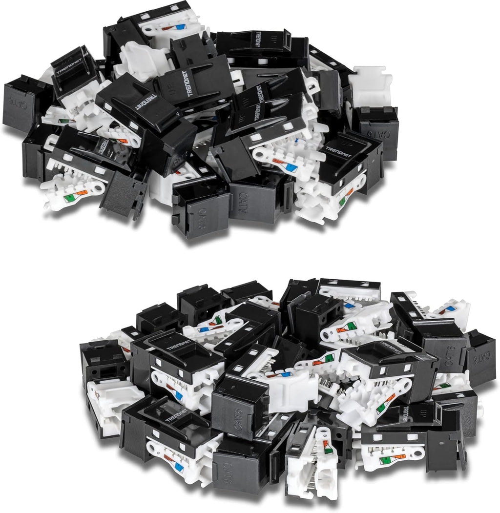 Cat6 RJ45 Keystone Jack 50-Pack I678