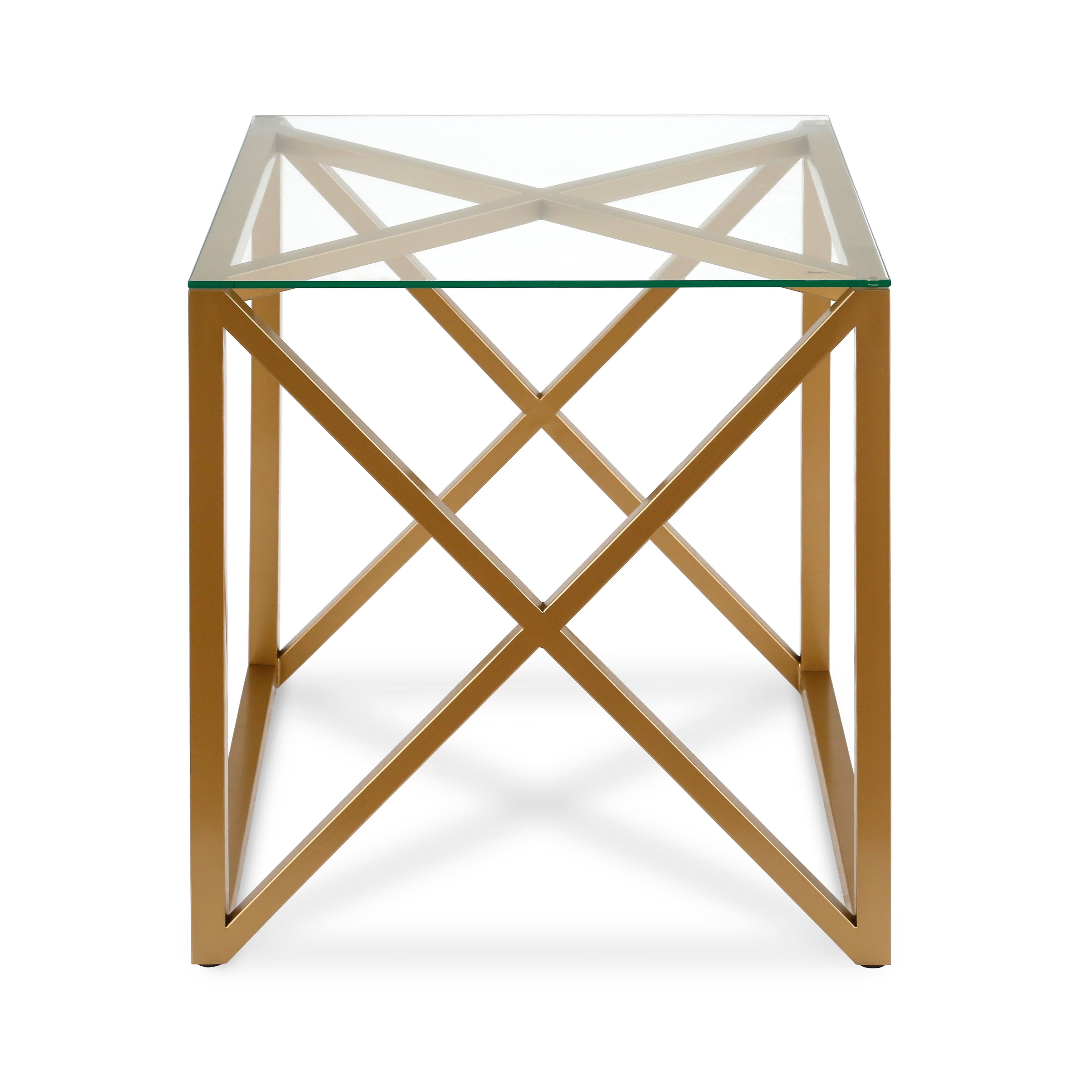 Brass Side Table Q857