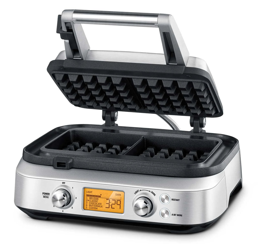Brushed Stainless Steel 2 Slice Waffle Maker U580693