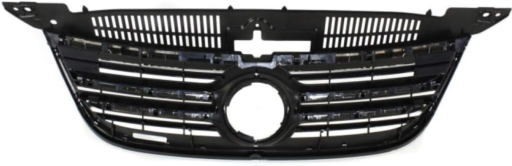 Chrome Shell Painted Black Insert Grille Assembly D639228