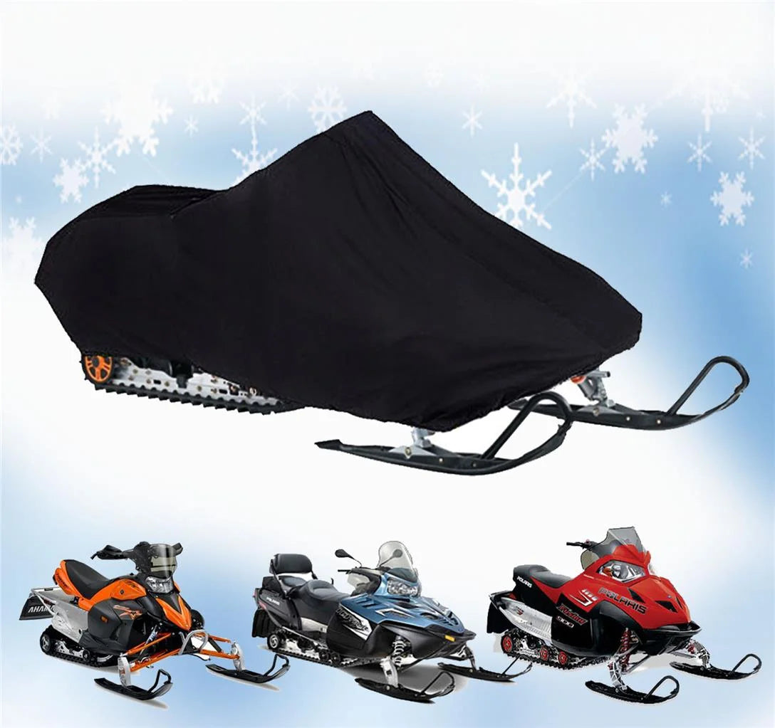 200 Denier All Black Snowmobile Cover V49744