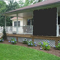 Black Knitted Mesh Tarp with Grommets 8 Ft x 14 Ft. P123869